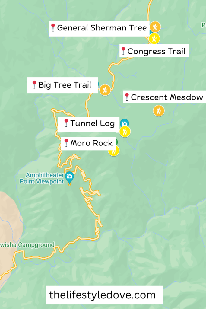Sequoia National Park Itinerary 
