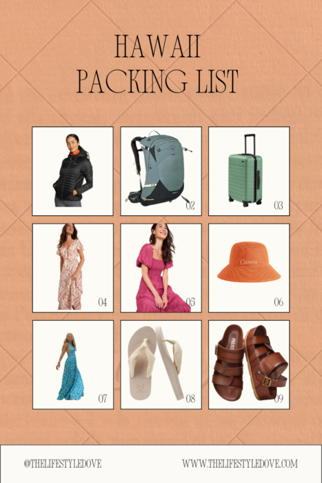 hawaii packing list